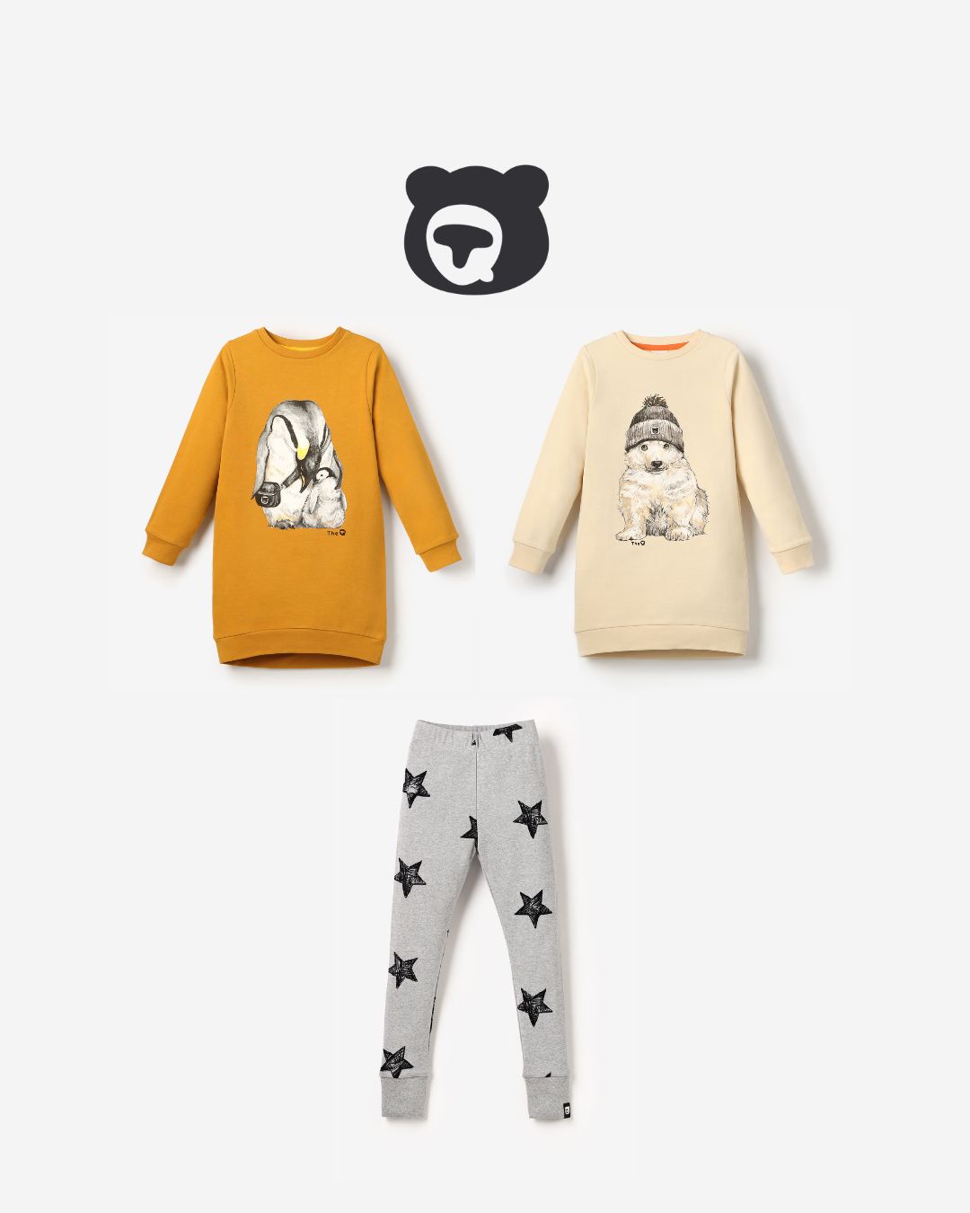 Organic Cosy Dresses & Leggings Bundle