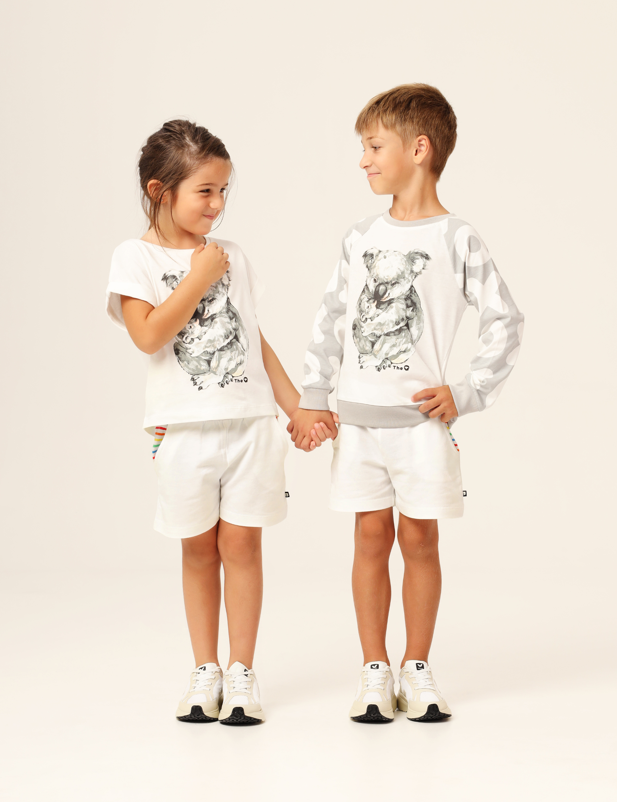 Organic Cap Sleeve Tee - Koala Cuddle