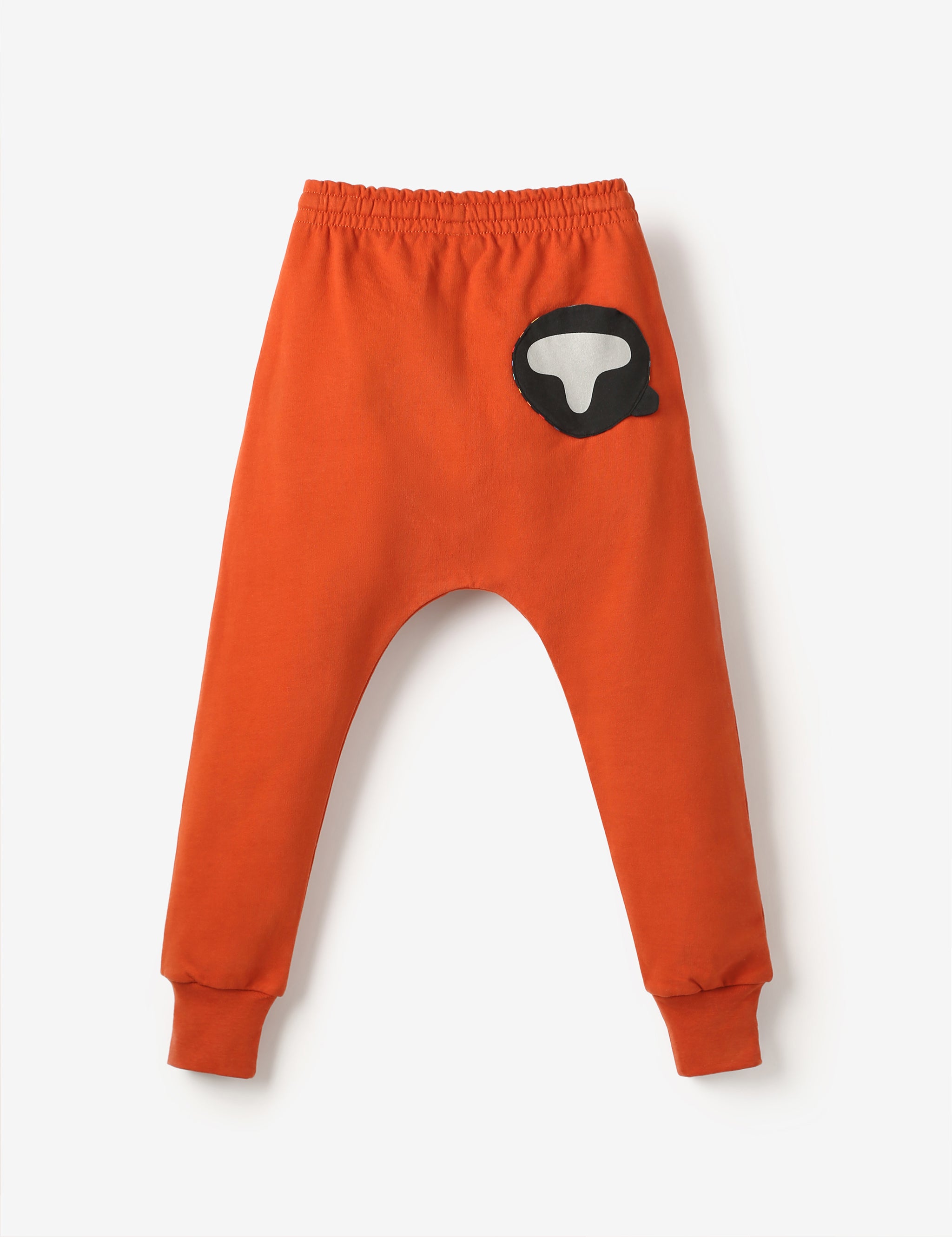 Organic Cosy Terry Joggers - Red Brick