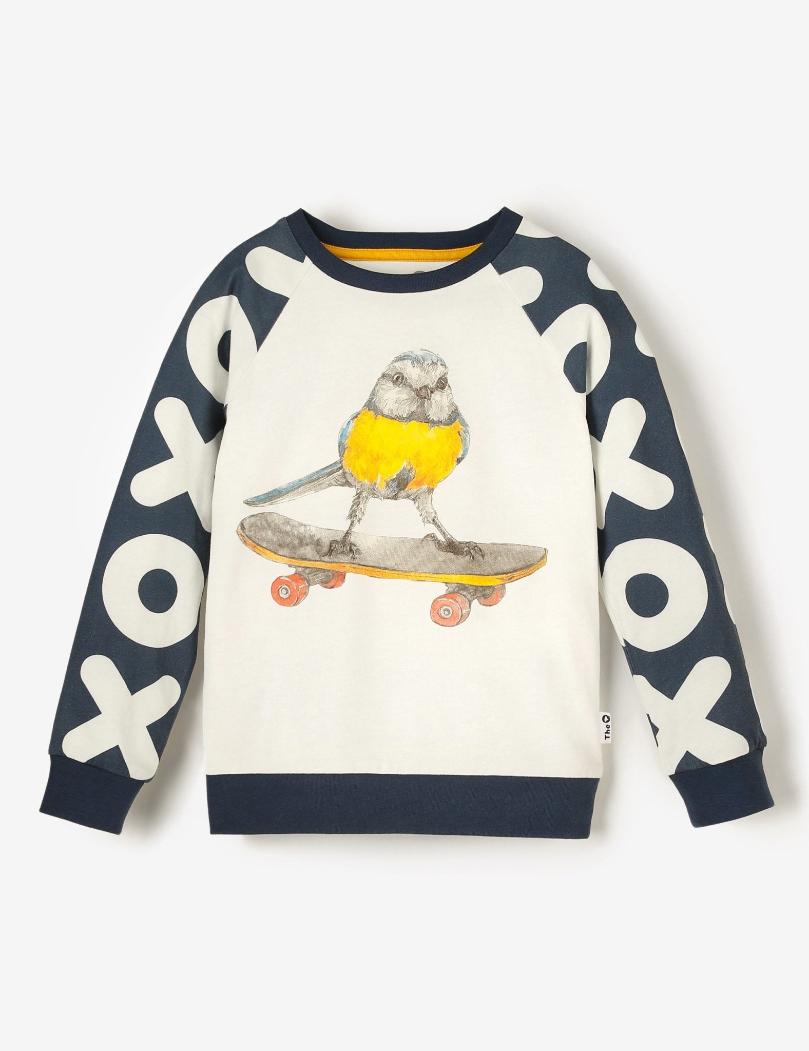 LS Raglan Tee - Skateboard Birdie - The QT