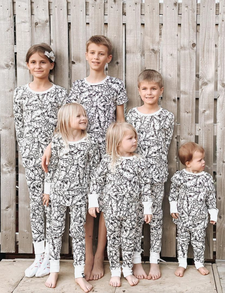 Organic Cosy Rib Pyjama Set - Dalmatian Pups
