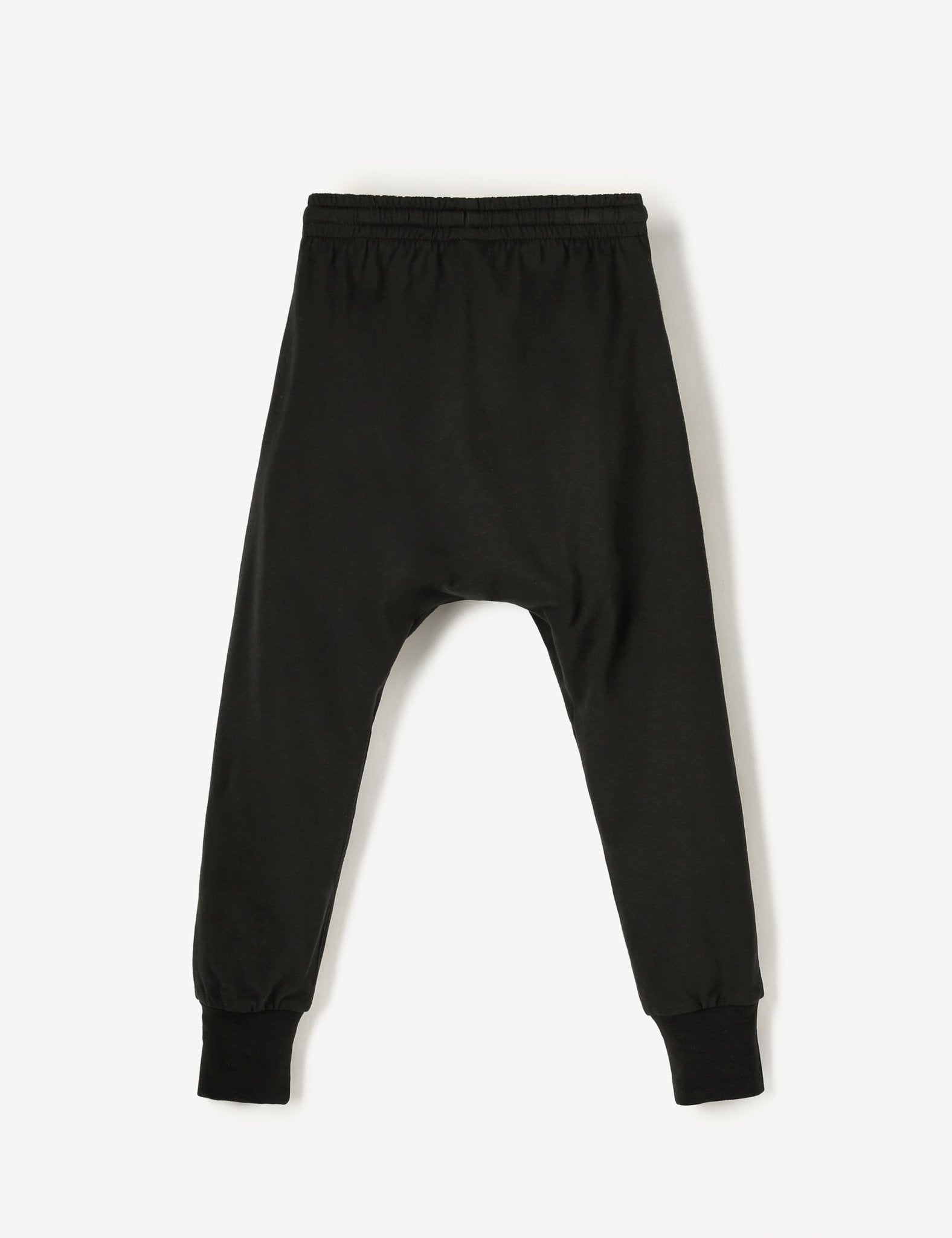 Knee Patch Jersey Joggers - Black Ink - The QT