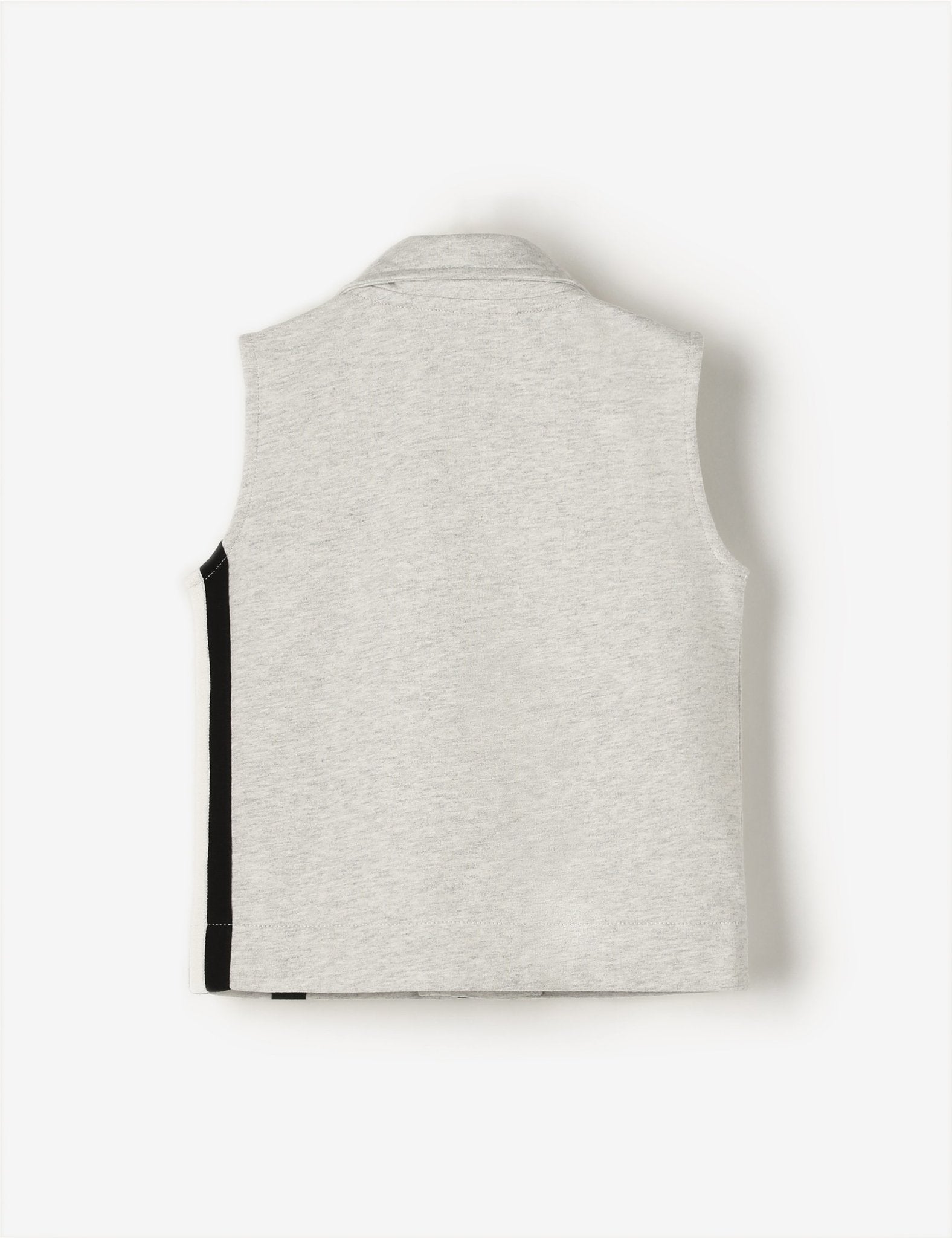 Zip-Up Vest - Grey Marl - The QT